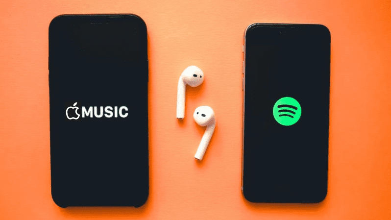 Spotify および Apple Music でのデバイスの利用可能性