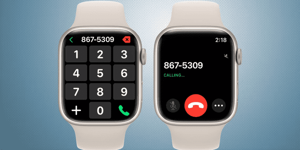 Apple Watchの通話画面